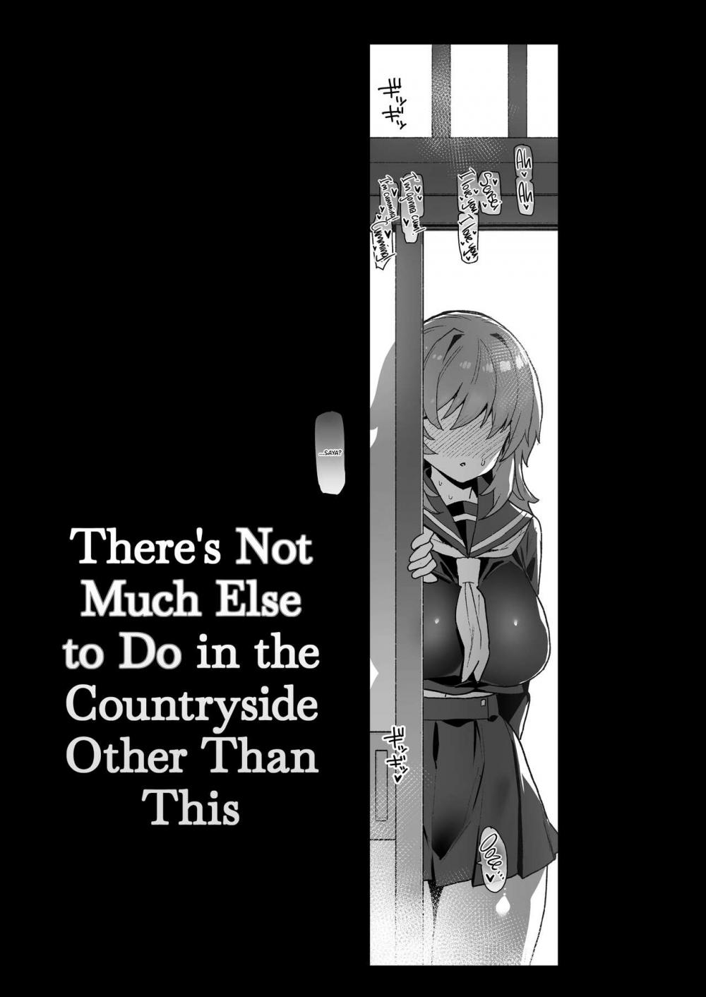 Hentai Manga Comic-There's Not Much Else to Do in the Countryside Other Than This-Read-34